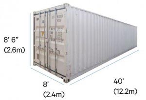 Contenedor maritimo 40 pies