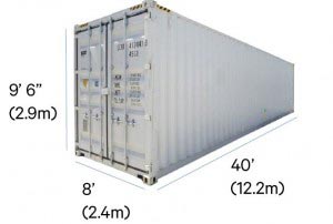 Contenedor maritimo 40 pies high cube